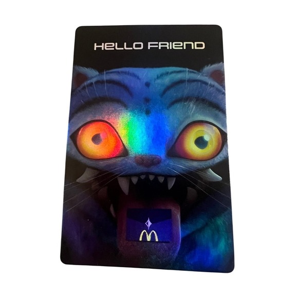 McDonald's Other - McDonalds x Netflix Hello Friend VIP Exclusive Access Card Holographic Monster